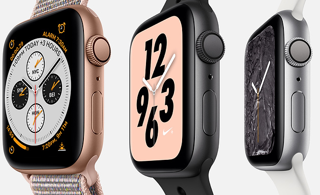 Apple Watch Series 4 jsou tenčí nežli předchozí model a mají výrazně větší displej