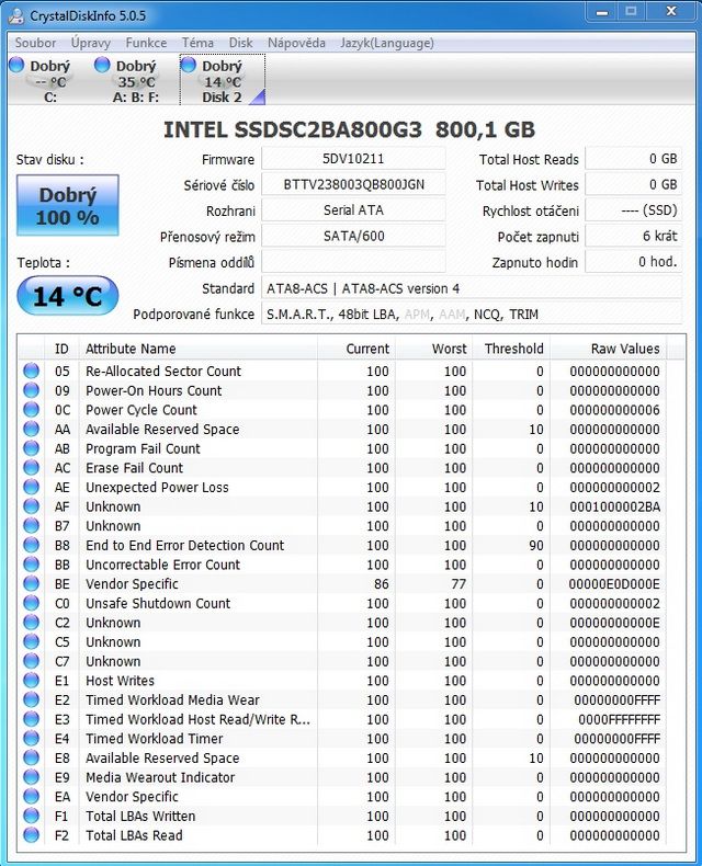 Intel SSD DC S3700 – 800 GB se zárukou stálého výkonu