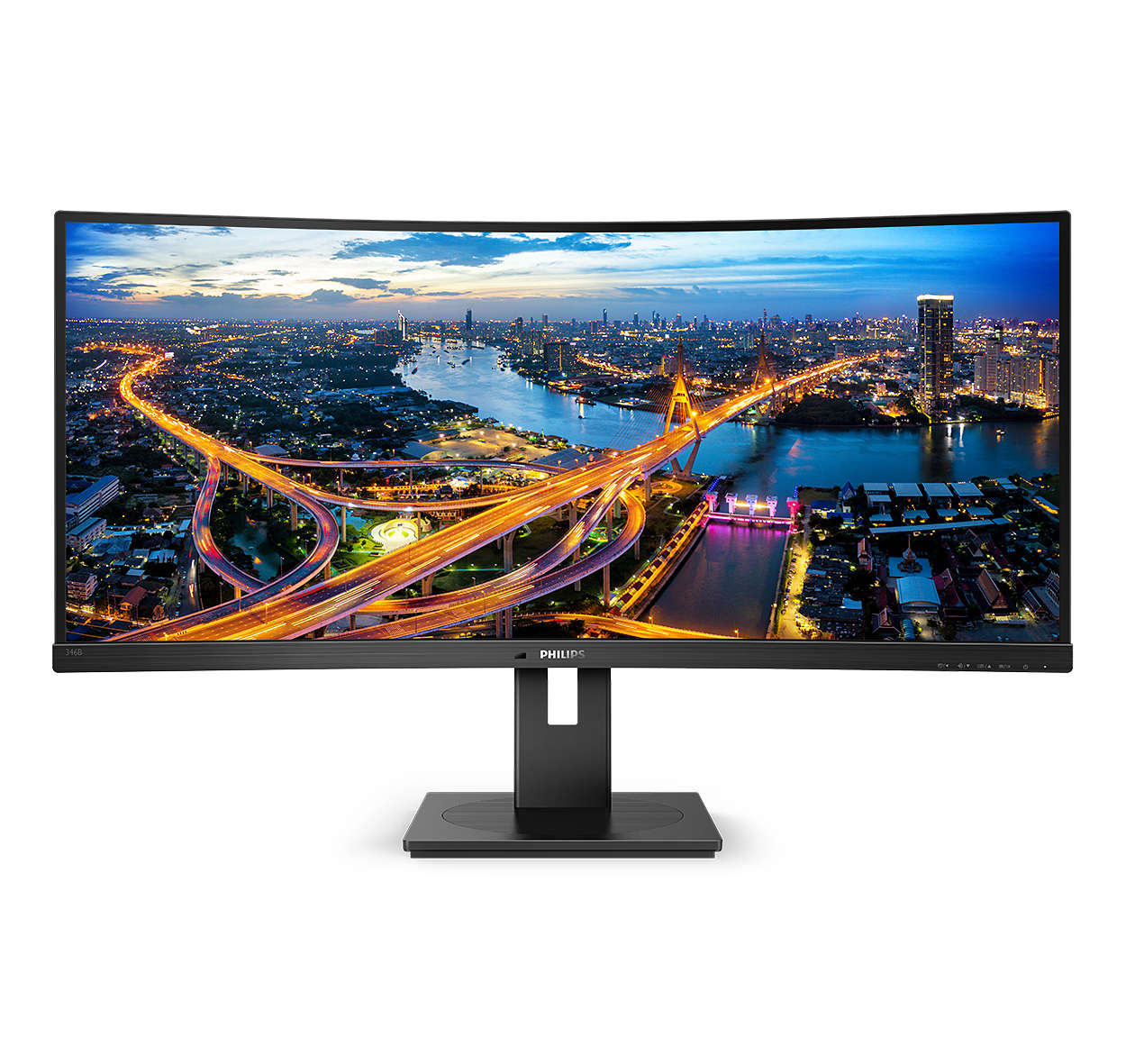 Monitor Philips 346B1C má ultrawide displej i USB-C dokovací stanici