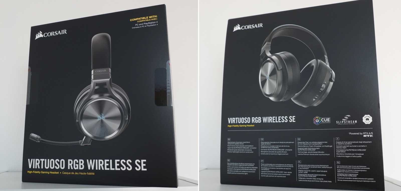 Corsair Virtuoso RGB Wireless SE – herní hifi sluchátka 