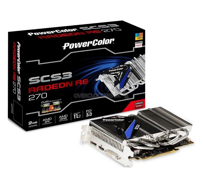 PowerColor uvedl pasivně chlazený Radeon R9 270