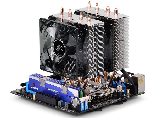 DeepCool přichází s robustním chladičem CPU Frostwin LED se dvěma pasivními věžemi