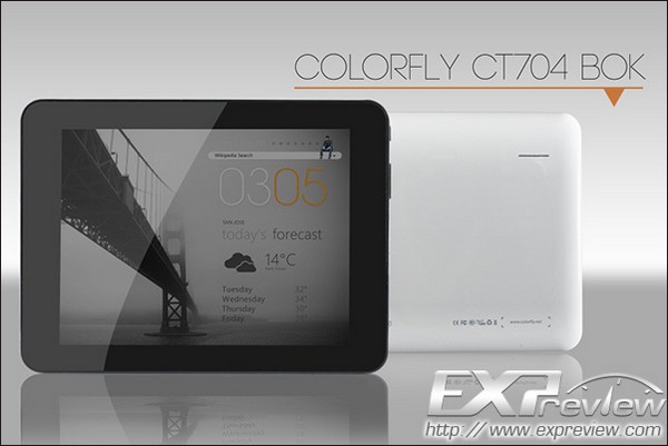 Colorful bude prodávat tablet Colorfly CT704 za 50 dolarů