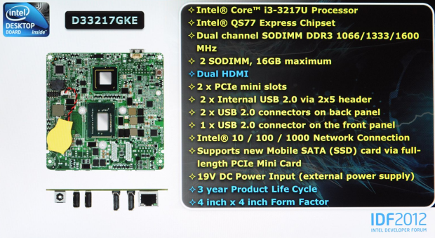 Intel NUC – počítač 11 × 11 cm s Intel Ivy Bridge