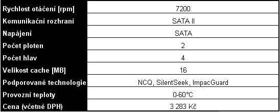 Test sedmi disků SATA 500GB