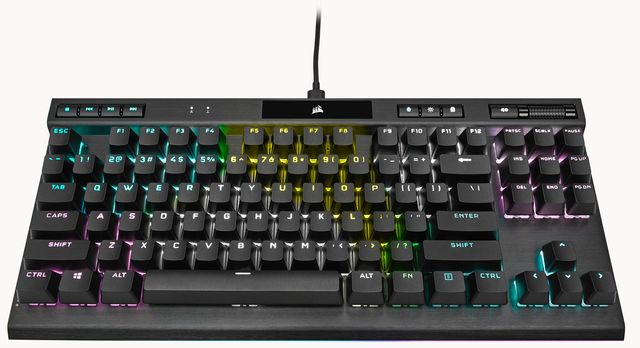 Corsair 70 TKL RGB - kompaktní herní mechanika na cesty 