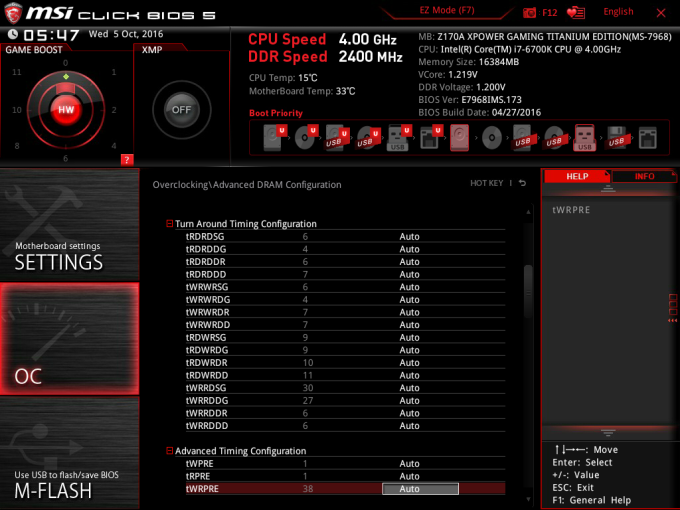 Skylake a MSI Z170A XPOWER Gaming Titanium Edition