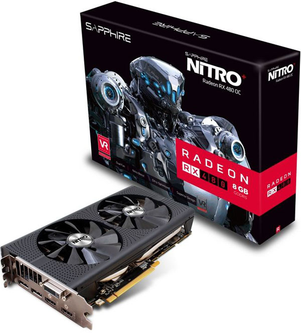 Grafická karta AMD Radeon RX 480 – Sapphire NITRO+ Radeon RX 480 8G D5