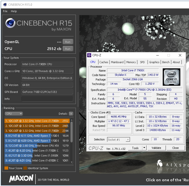 Intel Core i9-7900X: Desetijádrový Skylake-X v testu