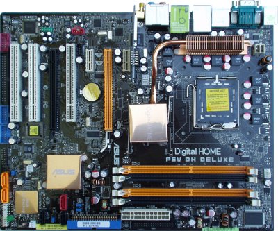 Asus P5W DH - De Luxe - modifikace napájení + průvodce BIOSem