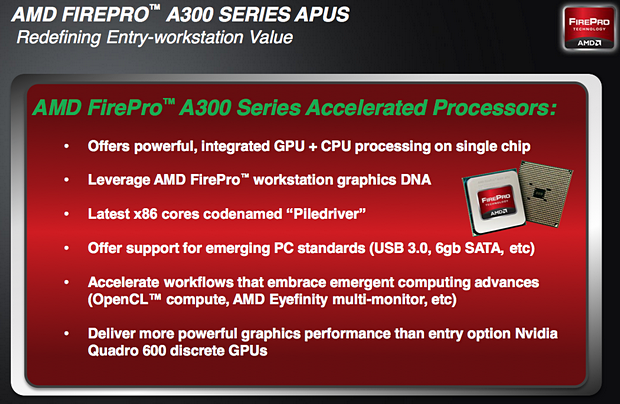 Do pracovních stanic od AMD se dostalo APU