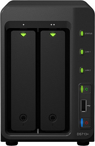 Synology uvádí na trh dvoušachtový NAS DS713+ 