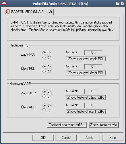Kauza FastWrites a AGP 4x/8x