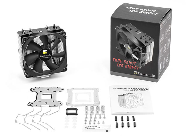 Thermalright True Spirit 120 Direct: chladič s úzkým pasivem pro CPU až do 160 wattů