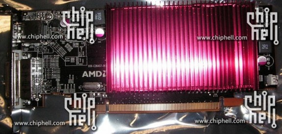 AMD Radeon HD 6300 vyfocen a doplněn o specifikace