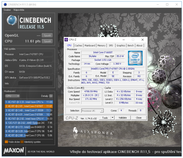 Core i7-6700T: Úsporný 35W Skylake v testu