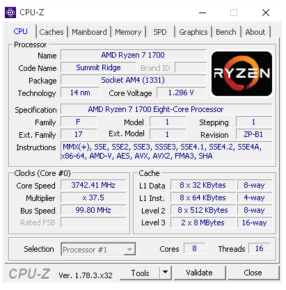 3× AMD Ryzen 7: procesory 1800X, 1700X a 1700 v testu 