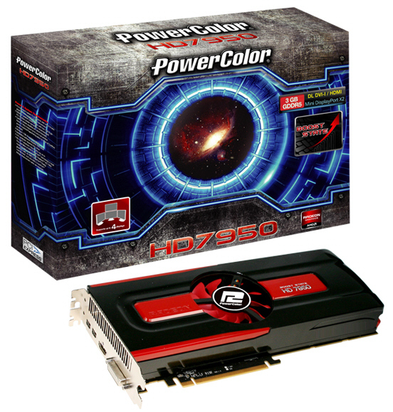 PowerColor uvedl grafickou kartu Radeon HD 7950 Boost State