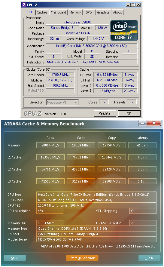 Duel X79 Express desek – Gigabyte UD5 a MSI X79A-GD65