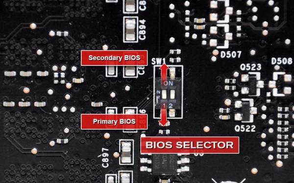 EVGA přidává do svých karet NVIDIA dvojité BIOS čipy