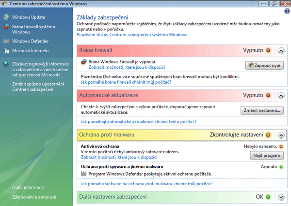 Vistalizace 3: optimalizace systému - první část