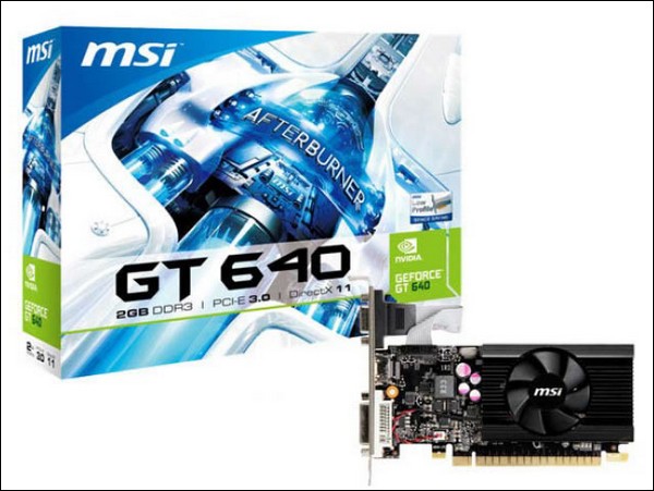 MSI uvedlo nízkoprofilovou GT 640 se třemi výstupy