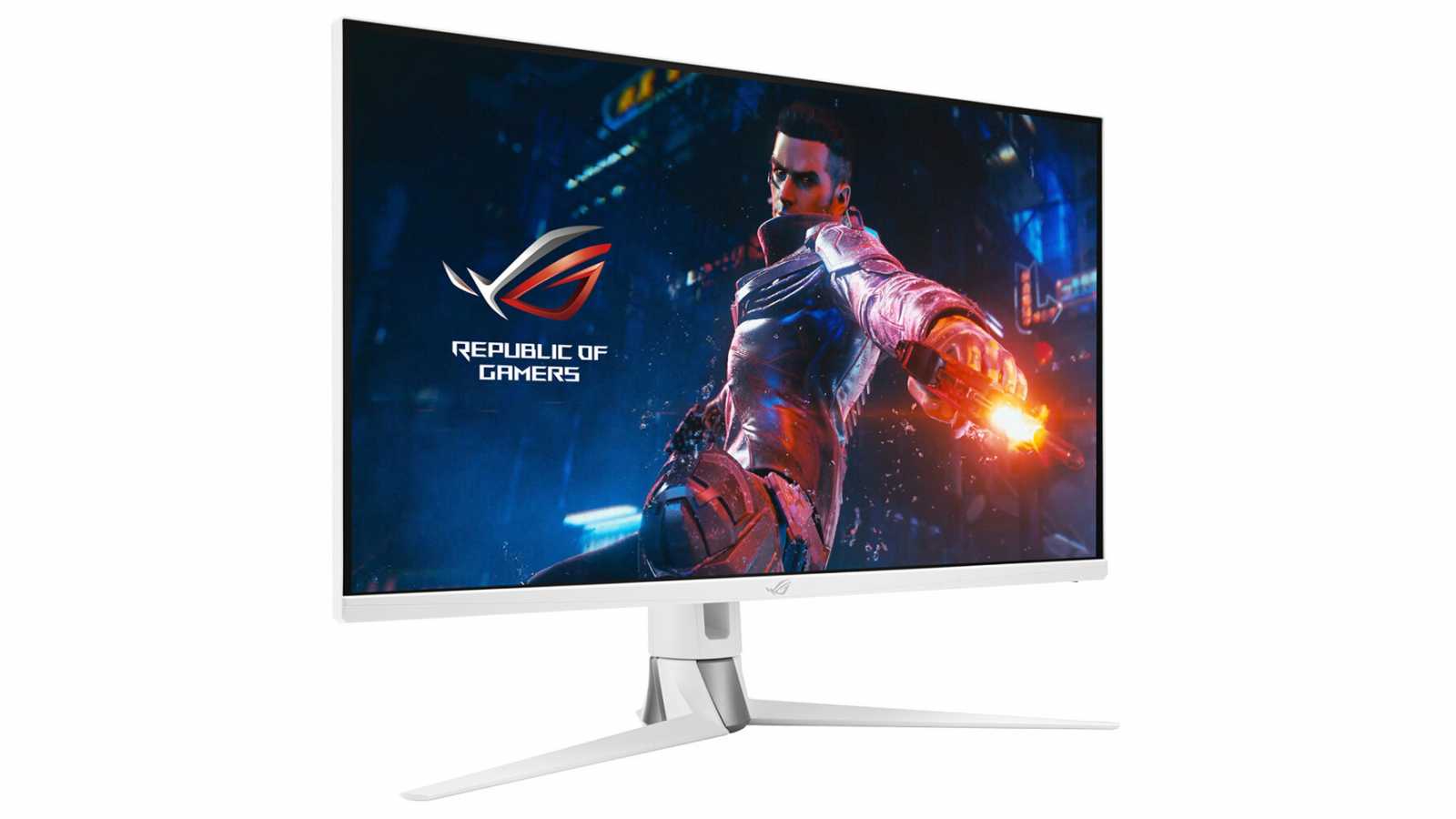 Asus uvádí velký bílý herní monitor s G-SYNC a HDR