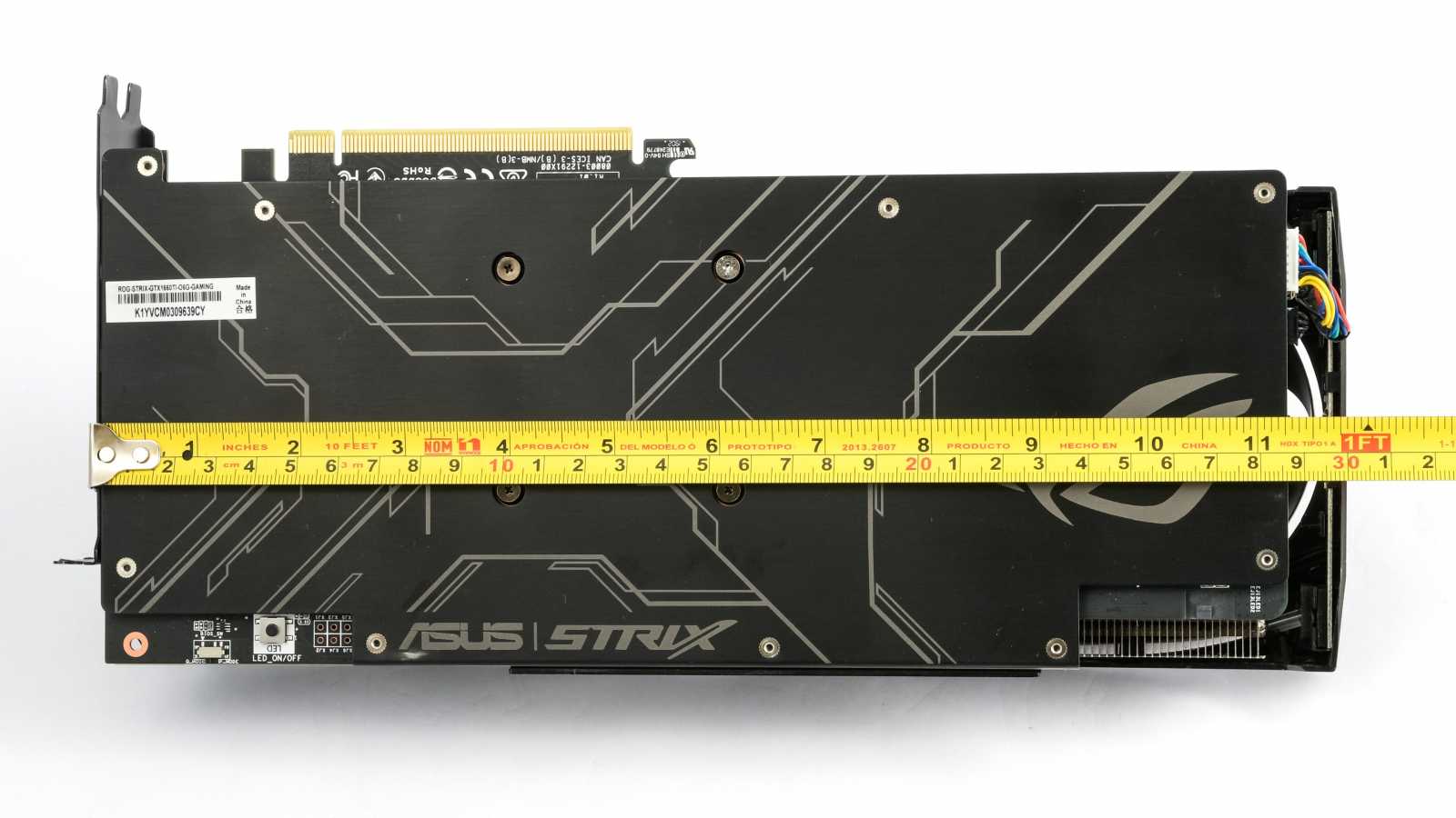 Asus ROG Strix GF GTX 1660 Ti O6G: ve všech ohledech šílená