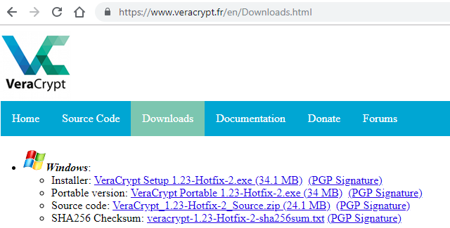 VeraCrypt (TrueCrypt)