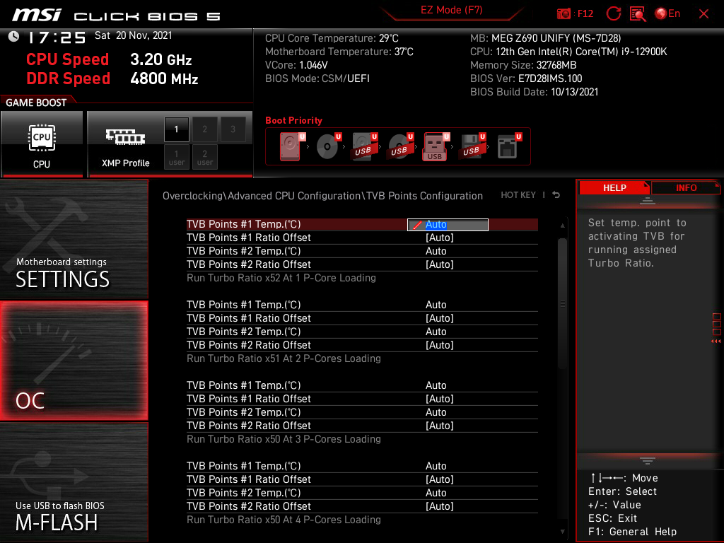 MSI Z690 MEG Unify: Taktujeme CPU a paměti na desce MSI