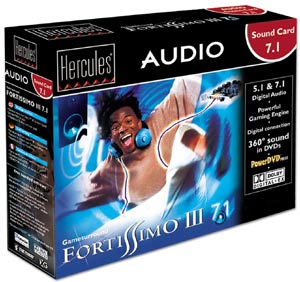 8V audio: Hercules Fortissimo III 7.1