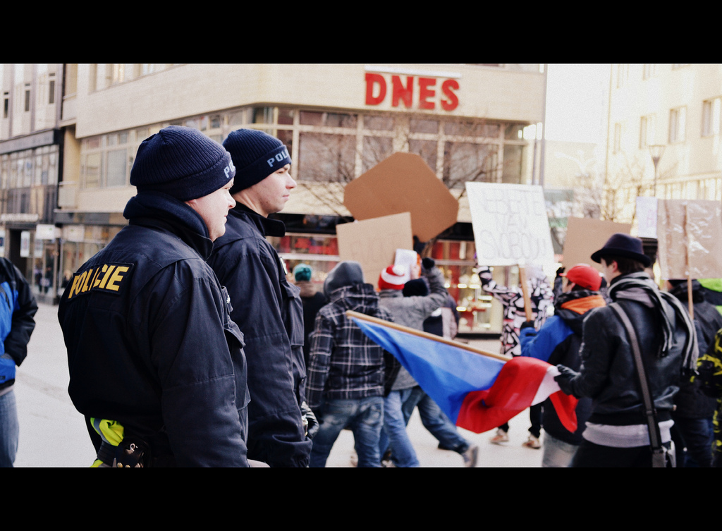 Česko protestovalo proti dohodě ACTA, fotografie z demonstrací