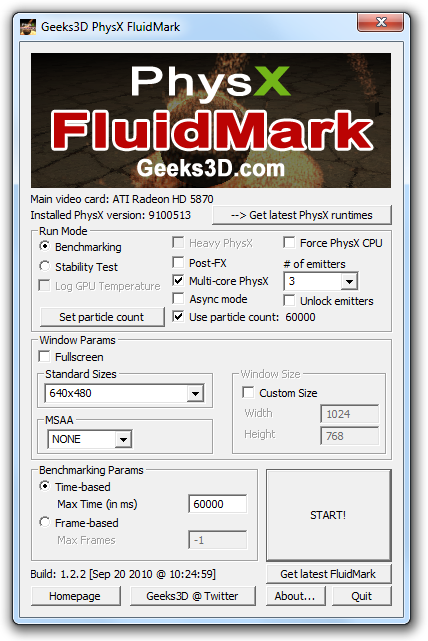 Fluidmark 1.2.2 je venku, využívá PhysX SDK 2.8.4.4