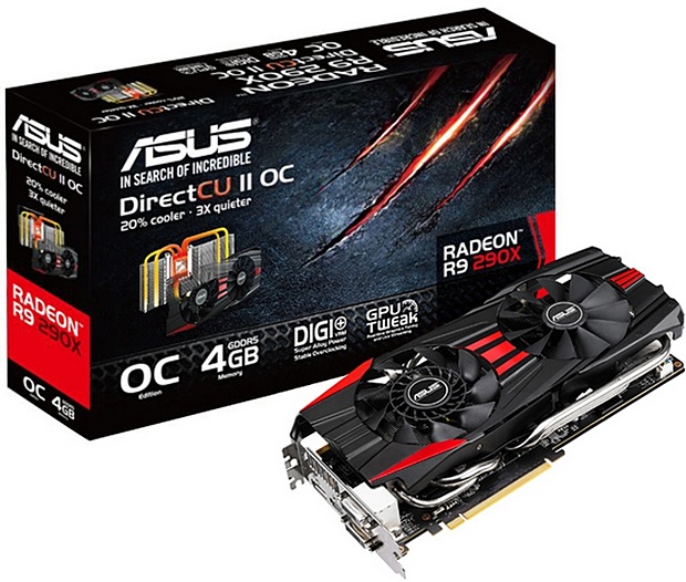 ASUS Radeon R9 290X DirectCU II OC – specifikace odhaleny