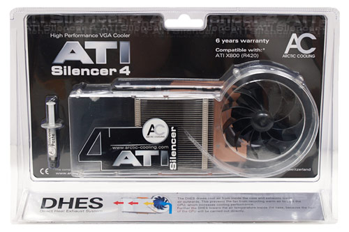 AC ATi Silencer 4, chladič z nové série pro grafické karty řady Radeon X800