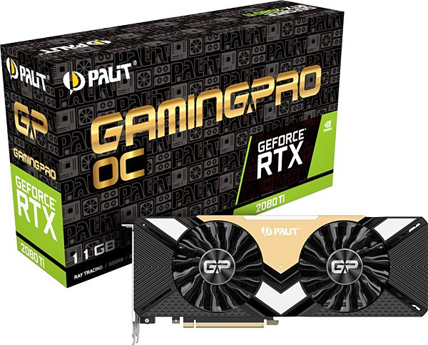 Grafická karta nVidia GeForce RTX 2080 Ti – PALiT GeForce RTX 2080 Ti GamingPro OC