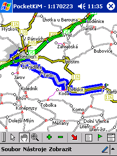 Letní navigace: PDA Asus A716 + GPS Holux 230