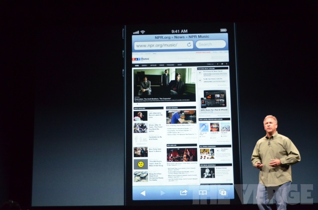 Přímý přenos z Apple Keynote s uvedením nového iPhone 5