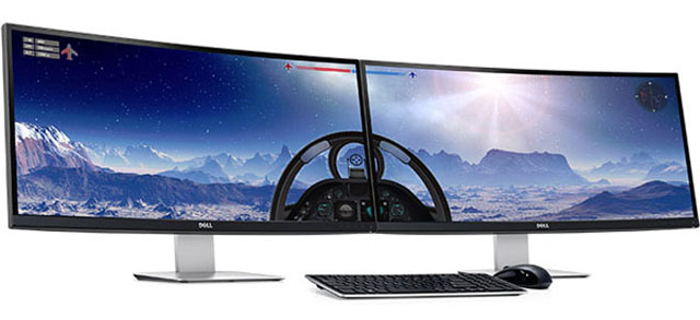 Dell UltraSharp U3415W: 34" monitor s prohnutým displejem a WQHD rozlišením