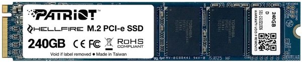 SSD disk Patriot HELLFIRE (M.2) - 240 GB