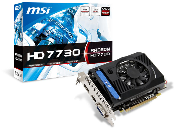 MSI na svých internetových stránkách oficiálně uvedlo svůj Radeon HD 7730