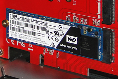 WD Black 256 GB: Nejlevnější M.2 SSD na trhu