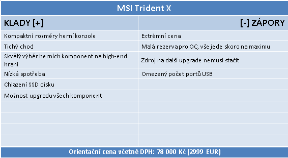 MSI Trident X: Herní počítač s Core i7-9700 a RTX 2080