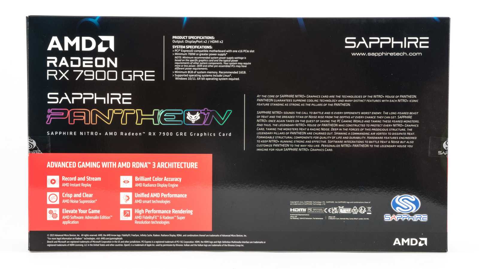 Test Sapphire Nitro+ AMD Radeon 7900 GRE: Skvělá záplata na díru v nabídce AMD