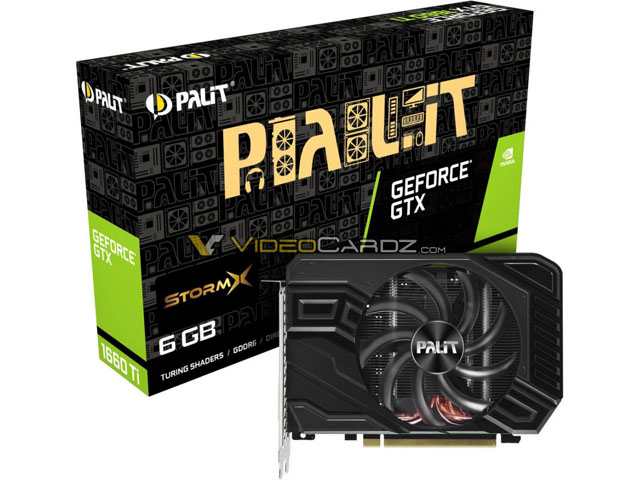 Palit a EVGA odhalily svá vlastní provedení grafiky GeForce GTX 1660 Ti