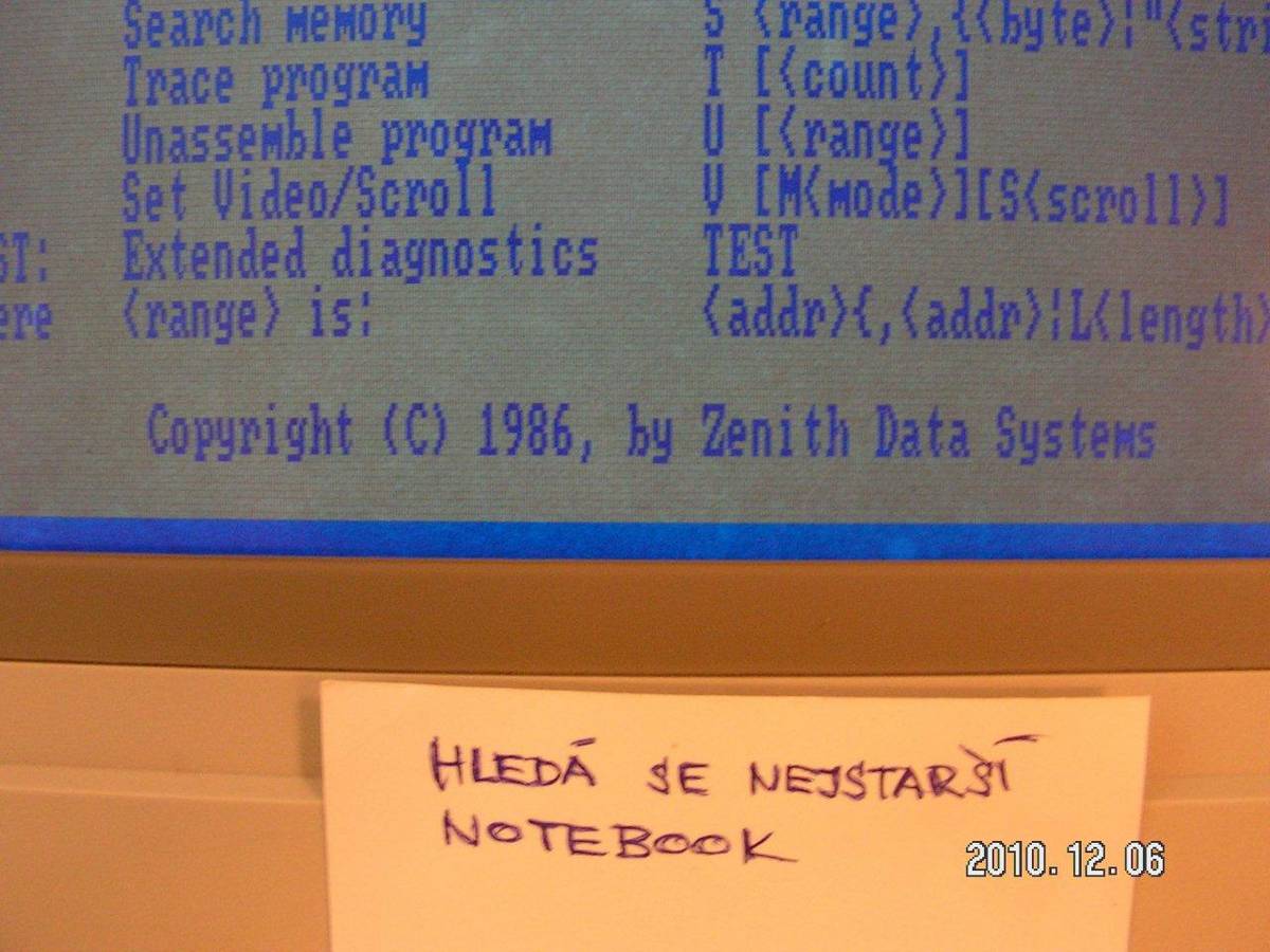 Soutěž o nejstarší notebook – průběžné vyhodnocení