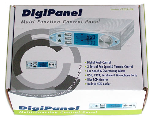 Spire DigiPanel - monitoring, chlazení HDD, konektivita