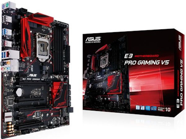 Asus odhalil základní desku pro hráče E3 Pro Gaming V5 pro procesory Xeon z rodiny Skylake