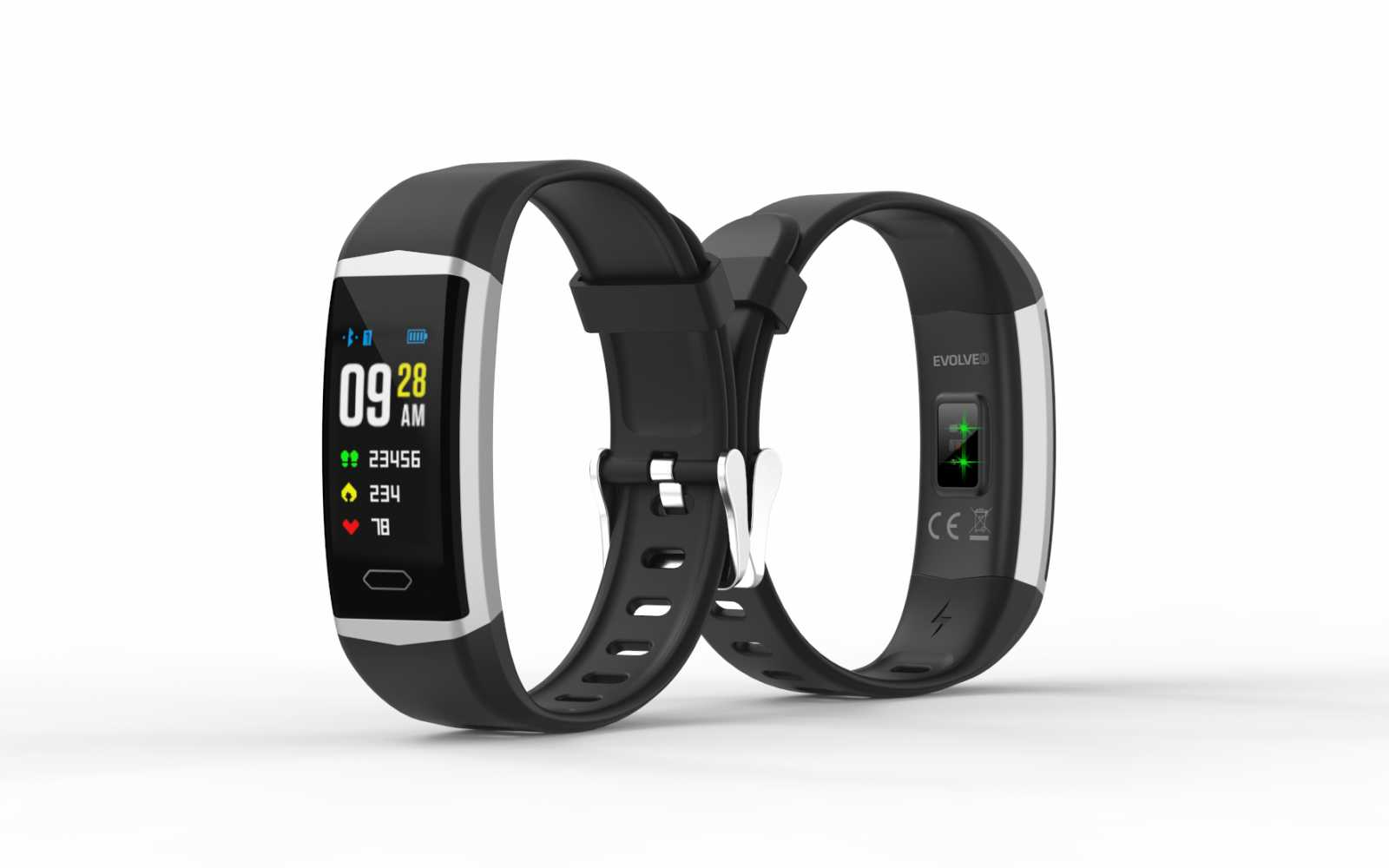 Evolveo FitBand B5 je fitness náramek s GPS a vodotěsností IP68