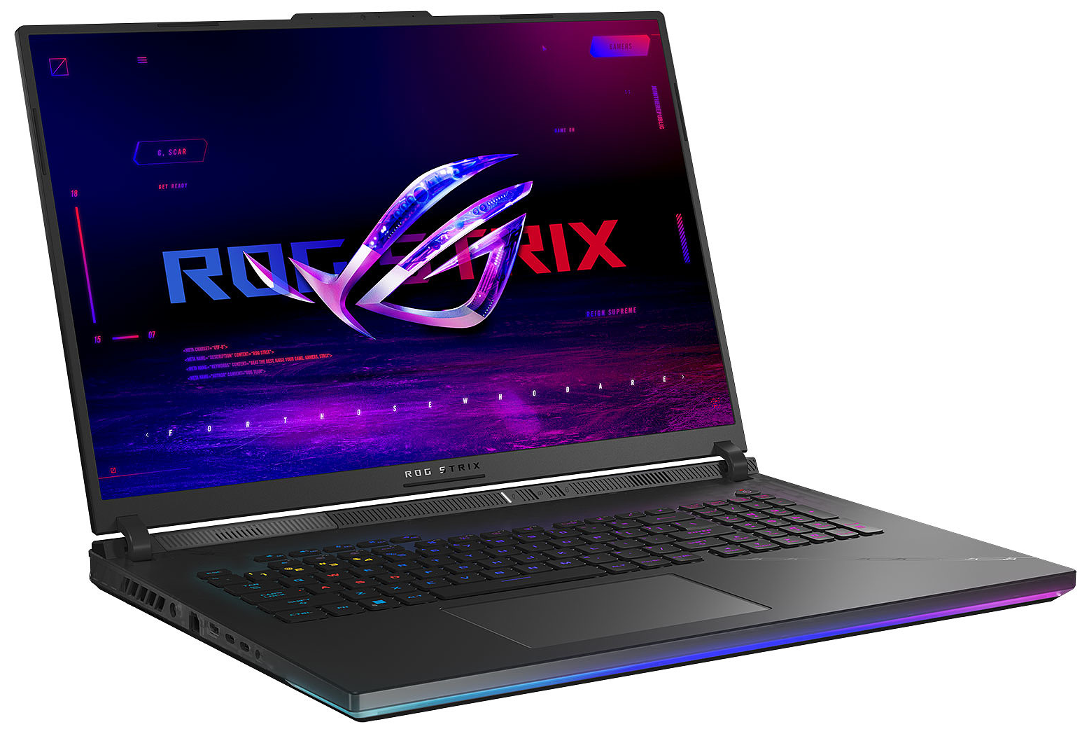 Mobilní grafika RTX 4090 v notebooku ASUS ROG Strix SCAR 18